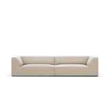 Ruby 4-Sitzer Sofa mit Bezug aus Samt (Sal1) in Beige, 302x93 cm – Bild 1