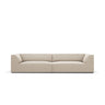 Ruby 4-Sitzer Sofa mit Bezug aus Samt (Sal1) in Beige, 302x93 cm – Bild 1