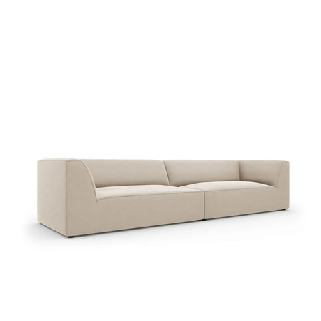 Ruby 4-Sitzer Sofa mit Bezug aus Samt (Sal1) in Beige, 302x93 cm – Bild 5