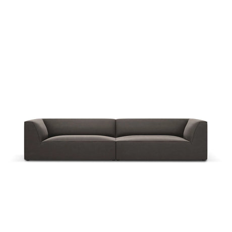 Ruby 4-Sitzer Sofa mit Bezug aus Samt (Sal18) in Dunkelgrau, 302x93 cm – Bild 1