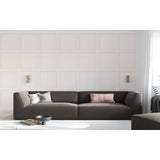 Ruby 4-seater sofa with cover in velvet, corduroy or textured fabric, 302x93 cm