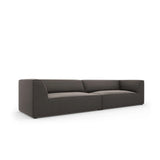 Ruby 4-Sitzer Sofa mit Bezug aus Samt (Sal18) in Dunkelgrau, 302x93 cm – Bild 5