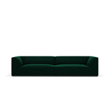 Ruby 4-Sitzer Sofa mit Bezug aus Samt (Sal7) in Flaschengrün, 302x93 cm – Bild 1