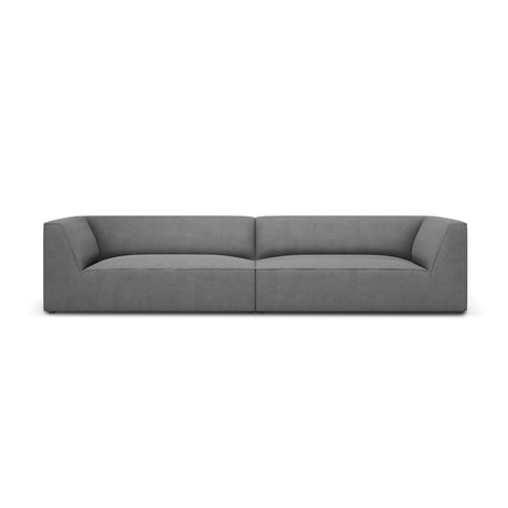 Ruby 4-Sitzer Sofa mit Bezug aus Strukturierter Stoff (Ota11) in Grau, 302x93 cm – Bild 1