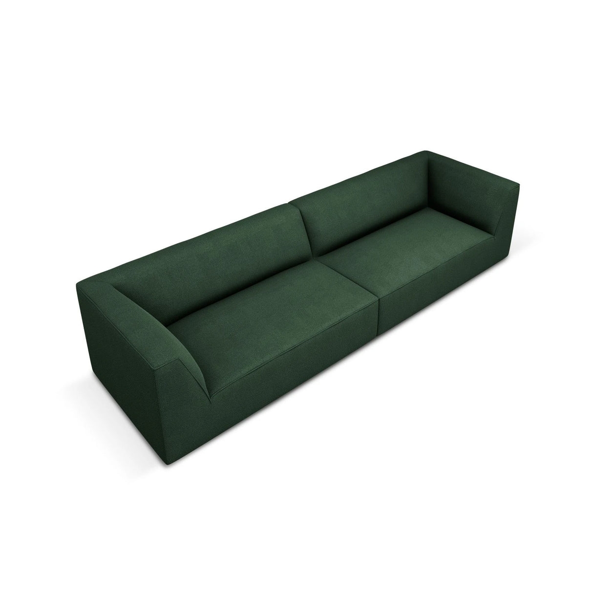 Ruby 4-Sitzer Sofa mit Bezug aus Strukturierter Stoff (Ota14) in Grün, 302x93 cm – Bild 4