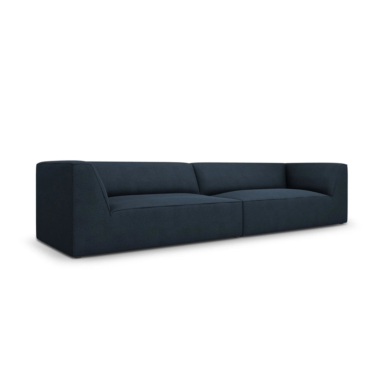 Ruby 4-Sitzer Sofa mit Bezug aus Strukturierter Stoff (Ota18) in Marineblau, 302x93 cm – Bild 3