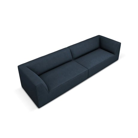 Ruby 4-Sitzer Sofa mit Bezug aus Strukturierter Stoff (Ota18) in Marineblau, 302x93 cm – Bild 4