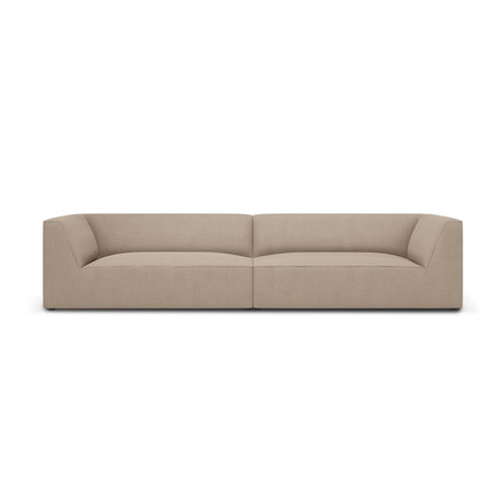 Ruby 4-Sitzer Sofa mit Bezug aus Strukturierter Stoff (Ota7) in Dunkelbeige, 302x93 cm – Bild 1