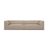 Ruby 4-Sitzer Sofa mit Bezug aus Strukturierter Stoff (Ota7) in Dunkelbeige, 302x93 cm – Bild 1