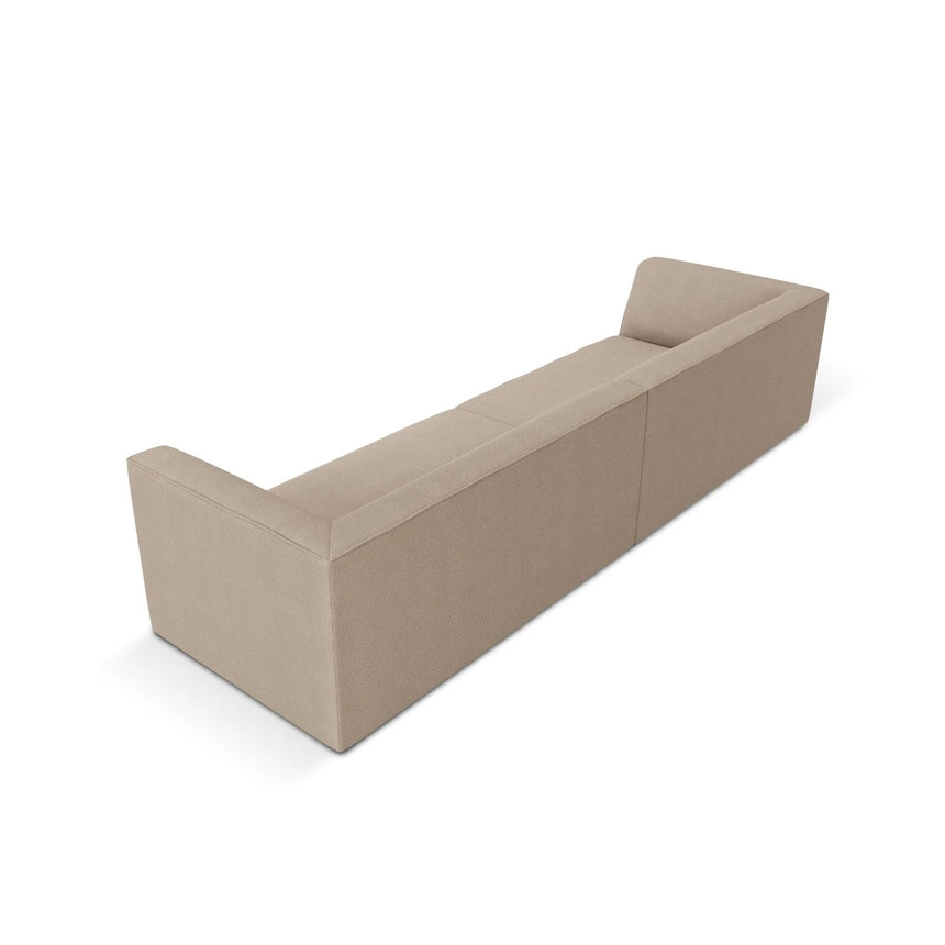 Ruby 4-Sitzer Sofa mit Bezug aus Strukturierter Stoff (Ota7) in Dunkelbeige, 302x93 cm – Bild 5