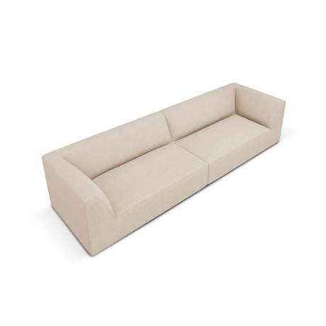 Ruby 4-Sitzer Sofa mit Bezug aus Strukturierter Stoff (Ota8) in Beige, 302x93 cm – Bild 4