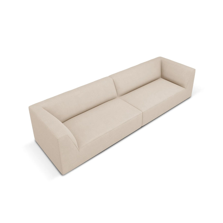 Ruby 4-Sitzer Sofa mit Bezug aus Strukturierter Stoff (Ota8) in Beige, 302x93 cm – Bild 4