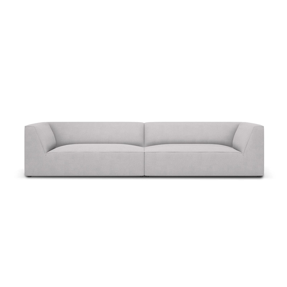 Ruby 4-Sitzer Sofa mit Bezug aus Strukturierter Stoff (Ota9) in Hellgrau, 302x93 cm – Bild 1