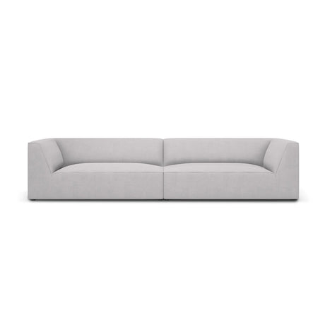 Ruby 4-Sitzer Sofa mit Bezug aus Strukturierter Stoff (Ota9) in Hellgrau, 302x93 cm – Bild 1