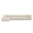 Ruby 5-Sitzer Ecksofa Links, mit Bezug aus Samt, Cord oder Strukturstoff, 366x180 cm – Bild 1
