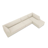 Ruby 5-Sitzer Ecksofa Rechts, mit Bezug aus Samt, Cord oder Strukturstoff, 366x180 cm – Bild 7