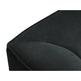 Ruby 7-Sitzer Panorama-Sofa Links, mit Bezug in Cord (ScaBla) in Schwarz, 366x273 cm – Bild 4