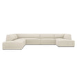 Ruby 7-Sitzer Panorama-Sofa Links, mit Bezug in Samt, Cord oder Strukturstoff, 366x273 cm – Bild 1