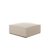 Ruby Pouf mit Bezug in Samt (Sal1) in Beige, 93x93 cm – Bild 4