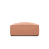 Ruby Pouf mit Bezug in Samt (Sal11) in Rosa, 93x93 cm – Bild 1