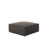 Ruby Pouf mit Bezug in Samt (Sal18) in Dunkelgrau, 93x93 cm – Bild 4