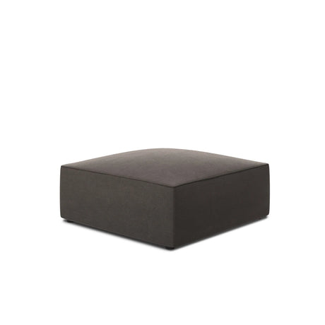Ruby Pouf mit Bezug in Samt (Sal18) in Dunkelgrau, 93x93 cm – Bild 4