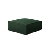 Ruby Pouf mit Bezug in Strukturierter Stoff (Ota14) in Grün, 93x93 cm – Bild 3