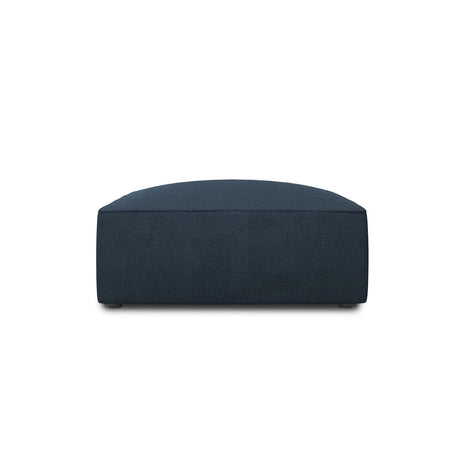 Ruby Pouf mit Bezug in Strukturierter Stoff (Ota18) in Marineblau, 93x93 cm – Bild 1