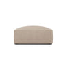 Ruby Pouf mit Bezug in Strukturierter Stoff (Ota7) in Dunkelbeige, 93x93 cm – Bild 1