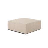 Ruby Pouf mit Bezug in Strukturierter Stoff (Ota8) in Beige, 93x93 cm – Bild 3