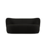 Saamit 3-Sitzer Sofa mit Bezug aus Boucle (ASCBLACK) in Schwarz, 178x72 cm – Bild 4