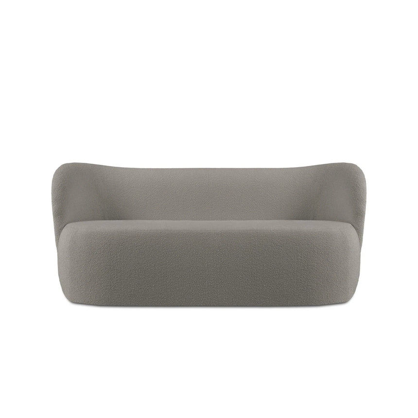 Saamit 3-Sitzer Sofa mit Bezug aus Boucle (ASCTAUPE) in Grau, 178x72 cm – Bild 4