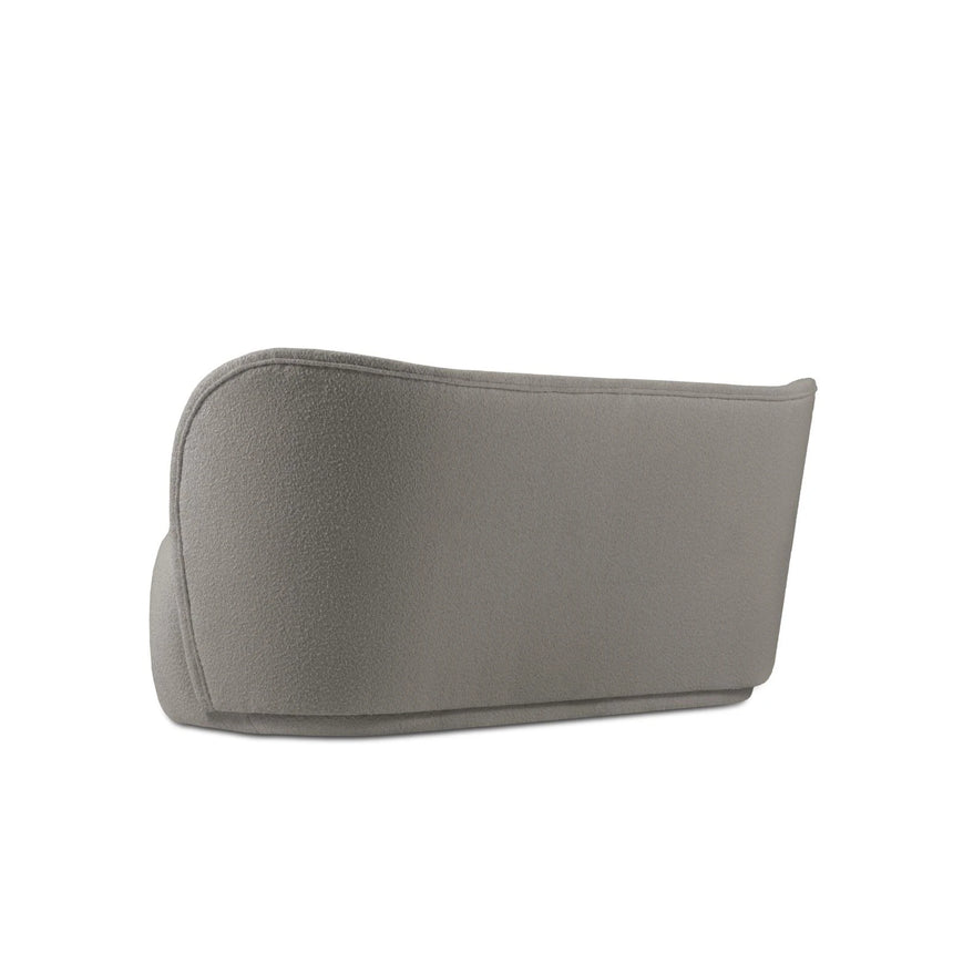 Saamit 3-Sitzer Sofa mit Bezug aus Boucle (ASCTAUPE) in Grau, 178x72 cm – Bild 9