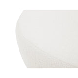 Saamit Pouf mit Bezug aus Boucle, 76x67 cm – Bild 3