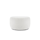 Saamit Pouf mit Bezug aus Boucle, 76x67 cm – Bild 4