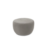 Saamit Pouf mit Bezug aus Boucle (ASCTAUPE) in Grau, 76x67 cm – Bild 1