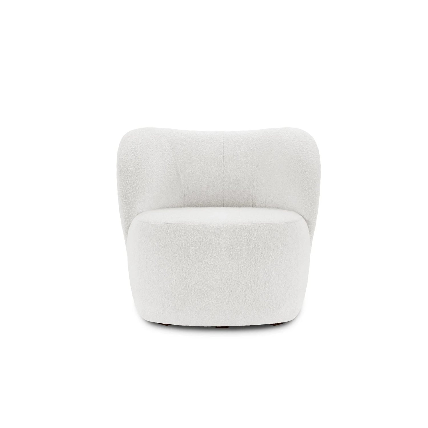 Saamit Sessel mit Bezug aus Boucle, 86x72 cm – Bild 1