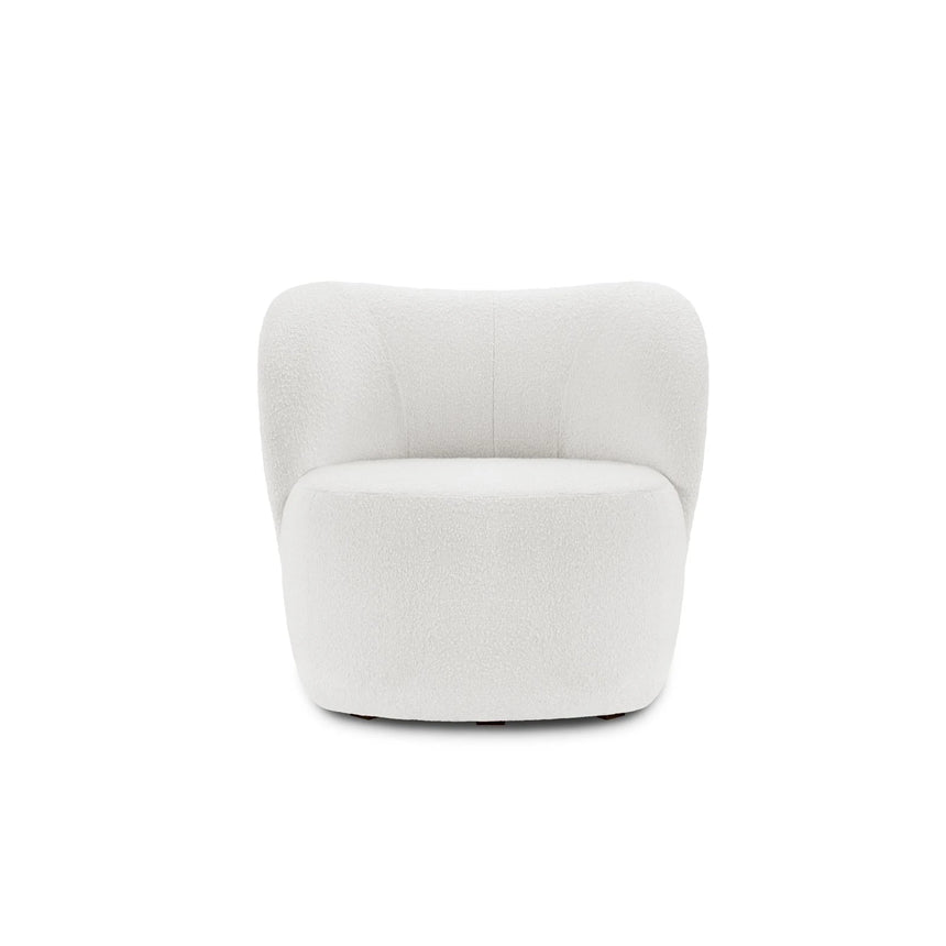 Saamit Sessel mit Bezug aus Boucle, 86x72 cm – Bild 1