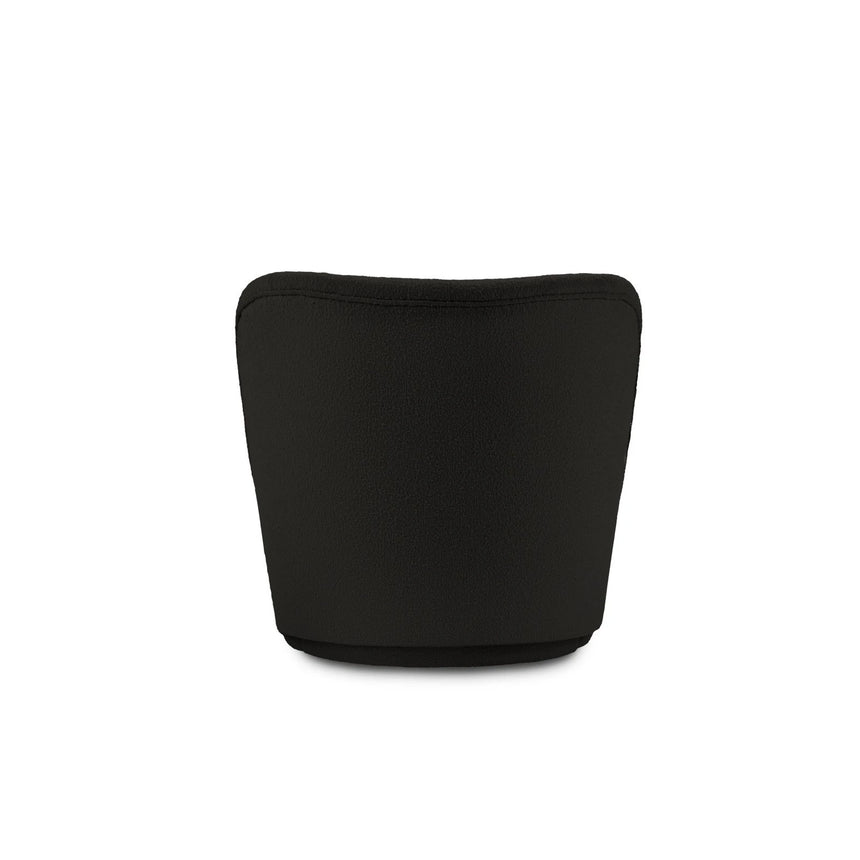 Saamit Sessel mit Bezug aus Boucle (ASCBLACK) in Schwarz, 86x72 cm – Bild 7