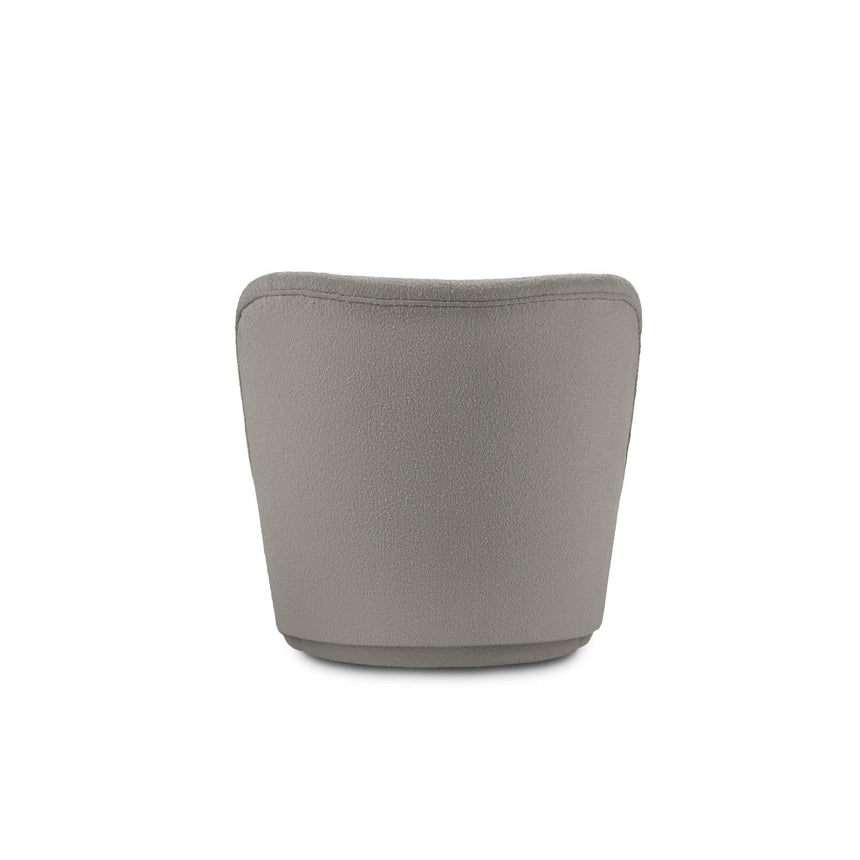 Saamit Sessel mit Bezug aus Boucle (ASCTAUPE) in Grau, 86x72 cm – Bild 7