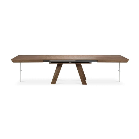 Sally ausziehbarer Esstisch aus Eichenfurnier und Eiche, 180-380 cm - ZEN ZONE Furniture