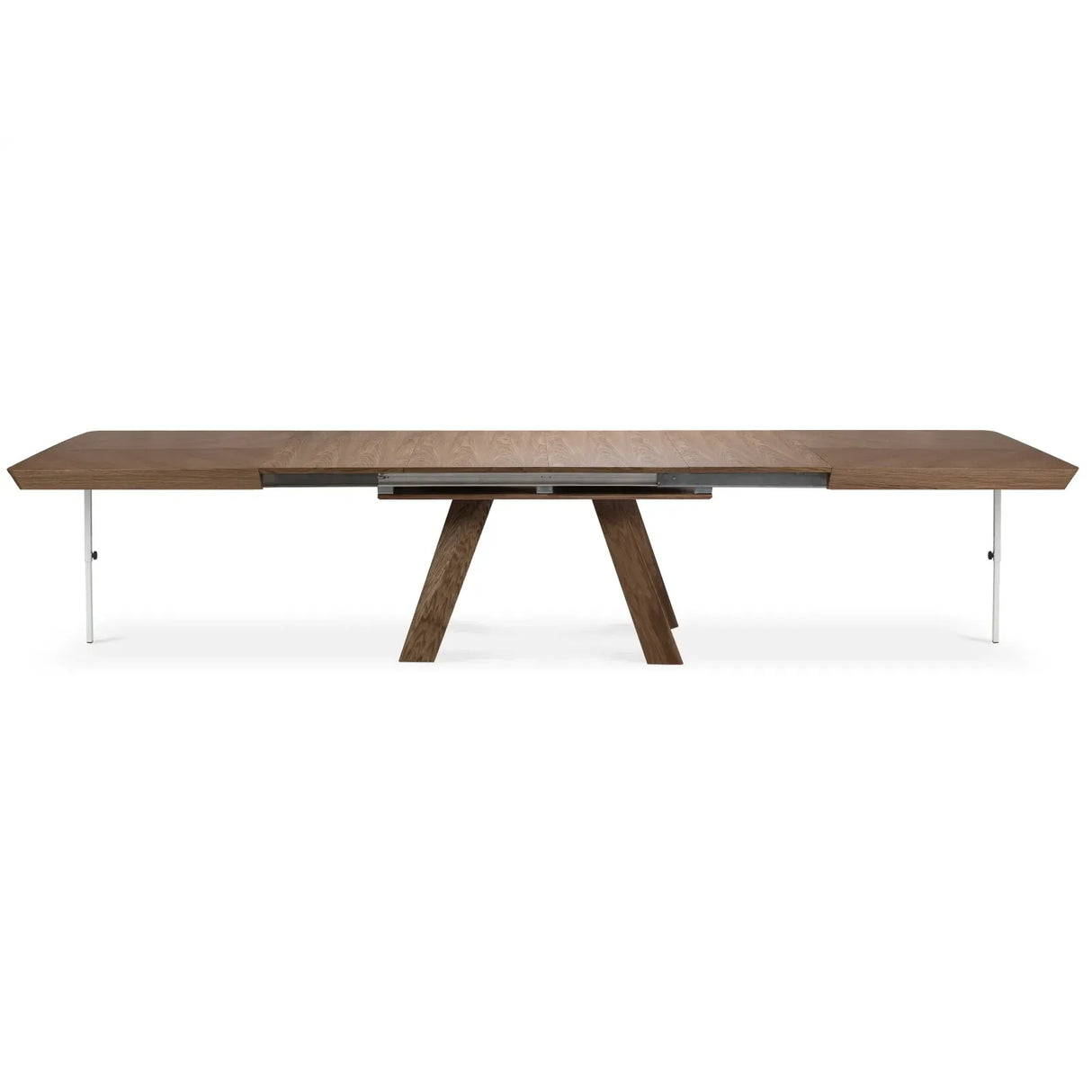 Sally ausziehbarer Esstisch aus Eichenfurnier und Eiche, 180-380 cm - ZEN ZONE Furniture