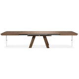 Sally ausziehbarer Esstisch aus Eichenfurnier und Eiche, 180-380 cm - ZEN ZONE Furniture