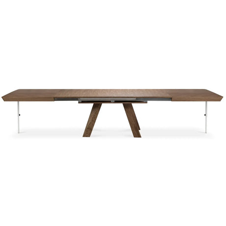 Sally ausziehbarer Esstisch aus Eichenfurnier und Eiche, 180-380 cm - ZEN ZONE Furniture