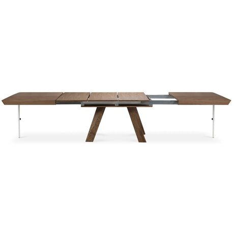 Sally ausziehbarer Esstisch aus Eichenfurnier und Eiche, 180-380 cm - ZEN ZONE Furniture