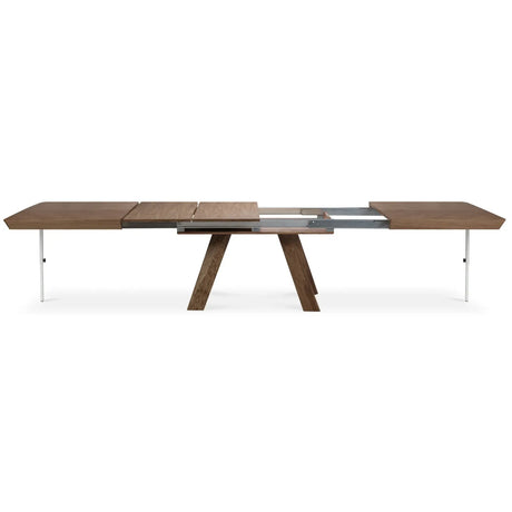 Sally ausziehbarer Esstisch aus Eichenfurnier und Eiche, 180-380 cm - ZEN ZONE Furniture
