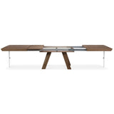 Sally ausziehbarer Esstisch aus Eichenfurnier und Eiche, 180-380 cm - ZEN ZONE Furniture