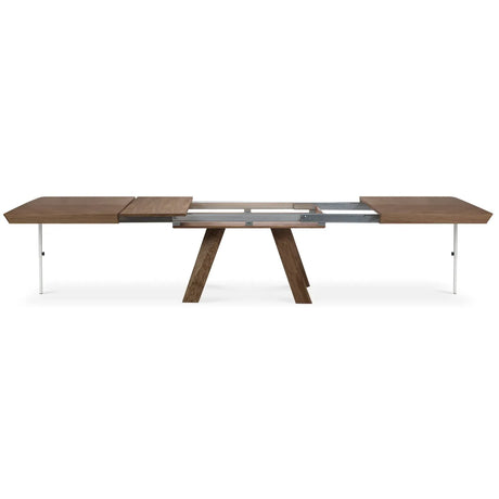 Sally ausziehbarer Esstisch aus Eichenfurnier und Eiche, 180-380 cm - ZEN ZONE Furniture