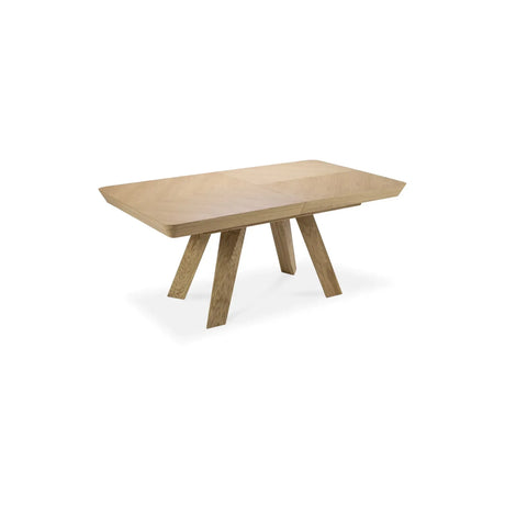 Sally ausziehbarer Esstisch aus Eichenfurnier und Eiche, 180-380 cm - ZEN ZONE Furniture
