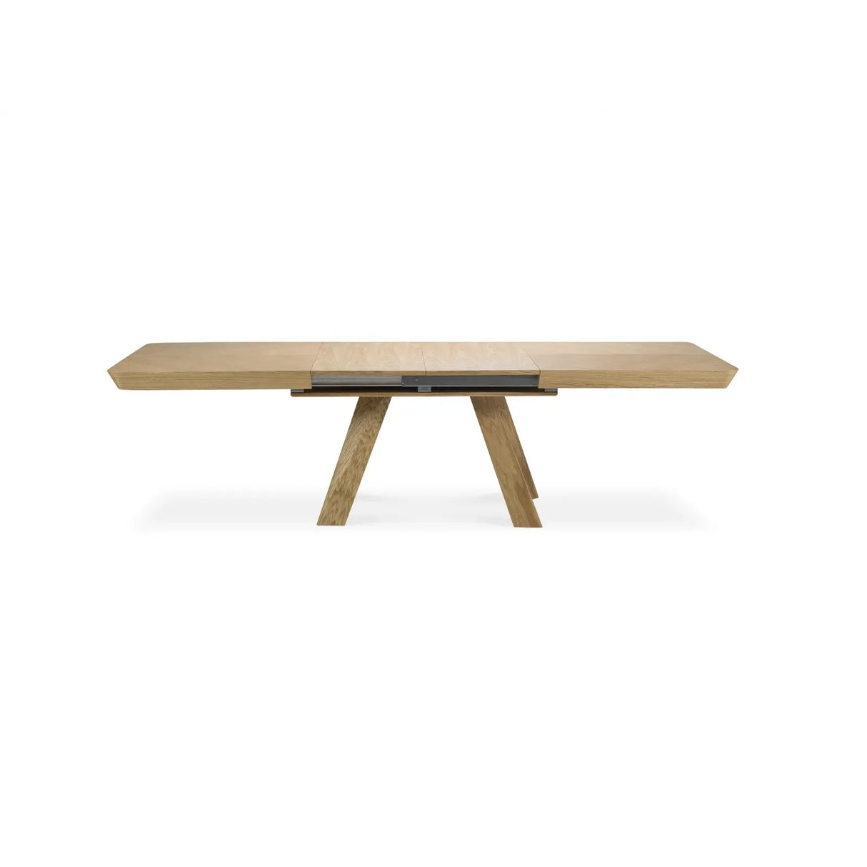 Sally ausziehbarer Esstisch aus Eichenfurnier und Eiche, 180-380 cm - ZEN ZONE Furniture